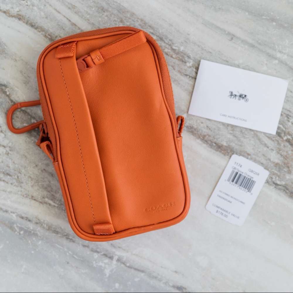 Coach North/South Hybrid pouch Orange